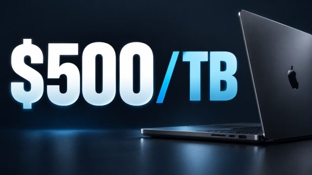 The $500-Per-Terabyte Question: Apple’s 16TB MacBook Pro Upgrade in a NAND Shortage